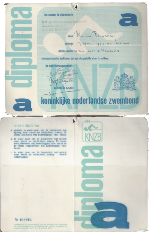 Zwemdiploma A
